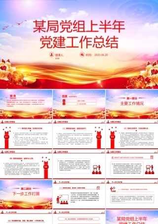 某局党组上半年D党建工作总结