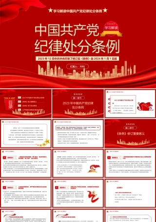 PPT：学习解读新修订的中国共产党纪律处分条例