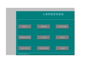 人事档案管理系统