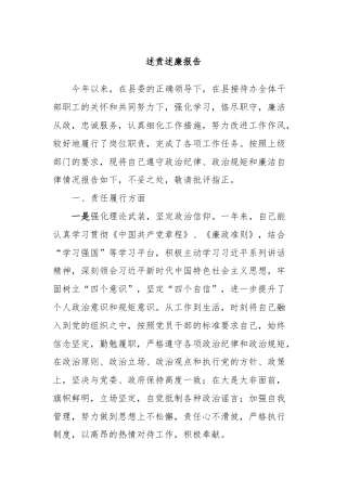 述责述廉报告 (4)