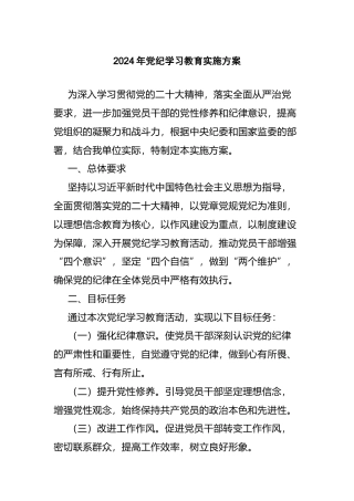 加强党性修养和纪律意识创意党纪学习教育实施方案党课课件(讲稿)