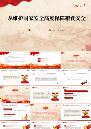 从维护国家安全高度保障粮食安全