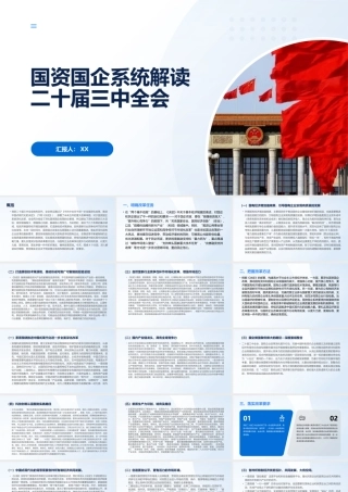 ppt：国企国资解读二十届三中全会