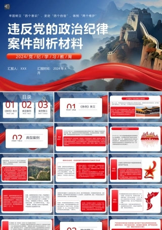 党纪学习教育专题党课PPT课件