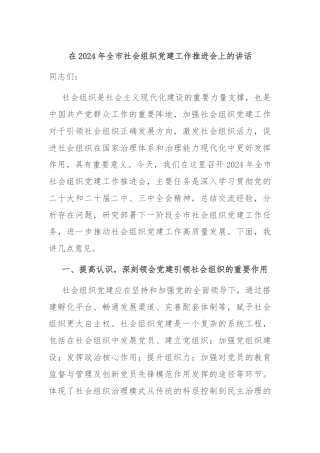 在2024年行业协会商会党建工作推进会上的汇报发言 (2)