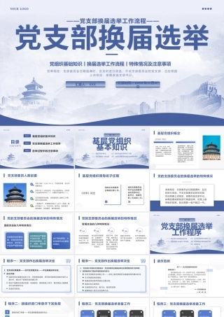 党支部换届选举PPT（20241112）