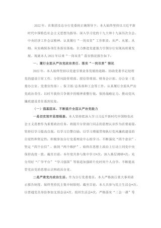 与纪委书记谈话材料（某银行党委委员）