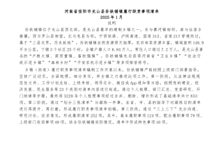 河南乡镇履职清单1