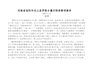 河南乡镇履职清单3