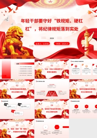 年轻干部要守好“铁规矩、硬杠杠”，将纪律规矩落到实处 (1)